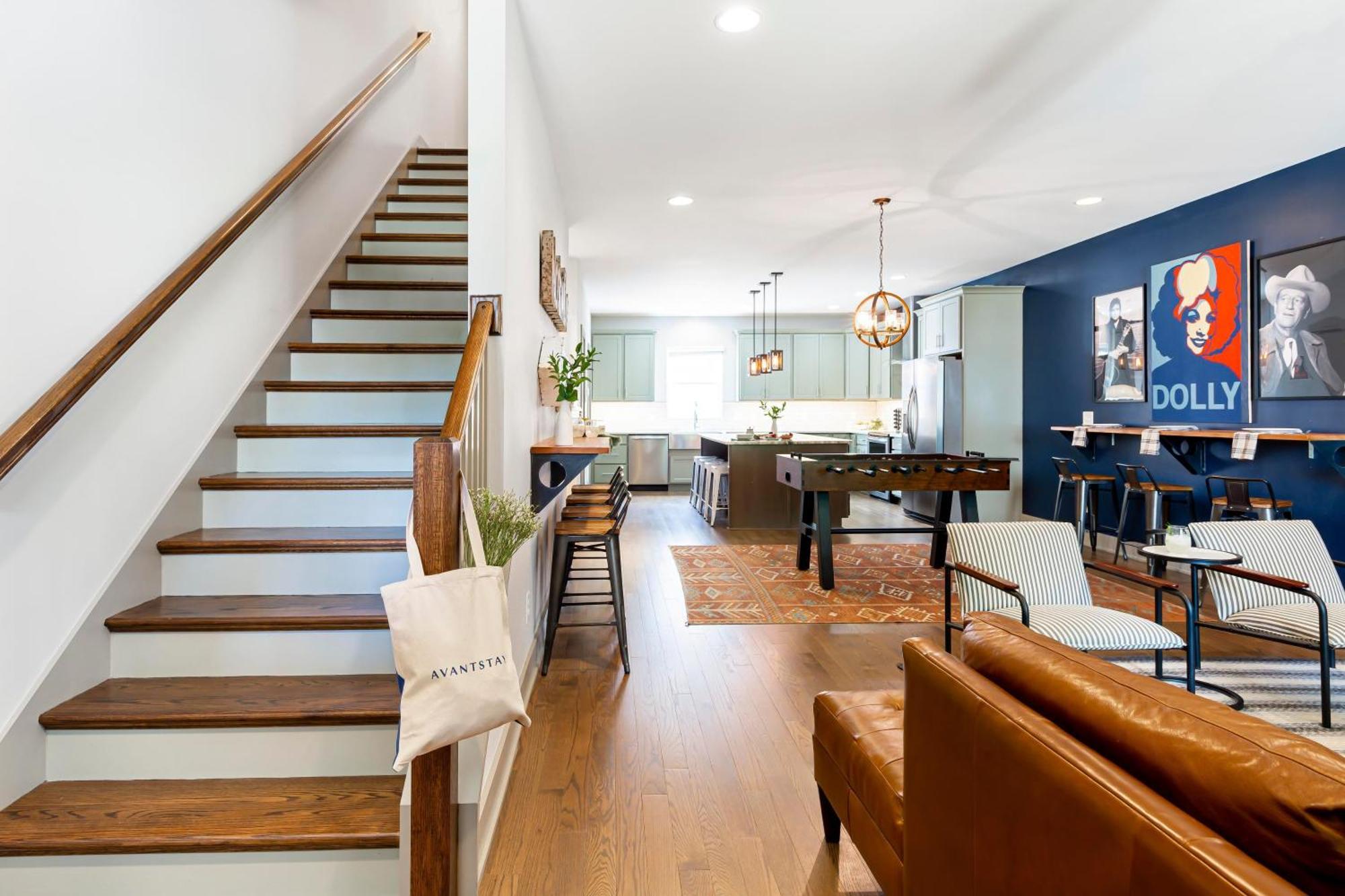 Waverly By Avantstay Nashville-Inspired Townhome W Luxury Kitchen Pool Table Kültér fotó